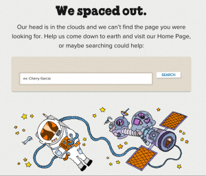 Ben & Jerry's 404 page is outta this world!